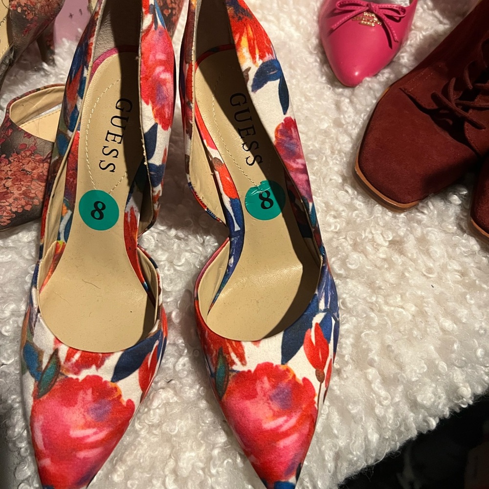 Guess heels, size 8 and never worn